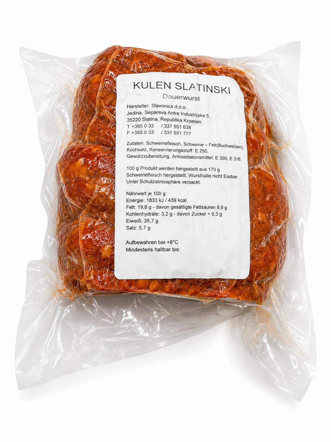 Mesoprerada- Slatinski Kulen 1/2 500g