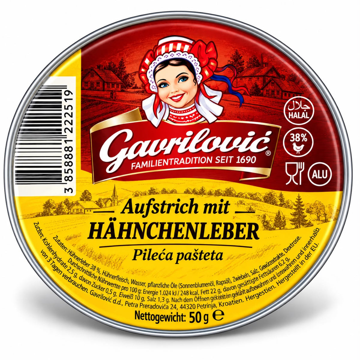 Gavrilovic-Pileca Pasteta Classic 50g