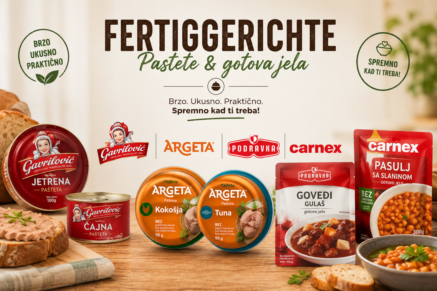 Pasteten & Fertiggerichte