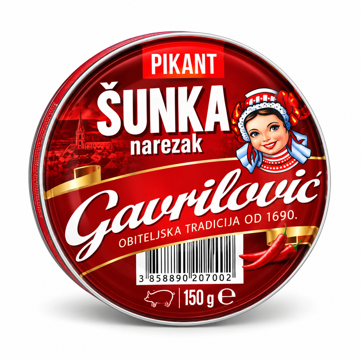 Gavrilovic-Sunka Narezak Pikant 150g