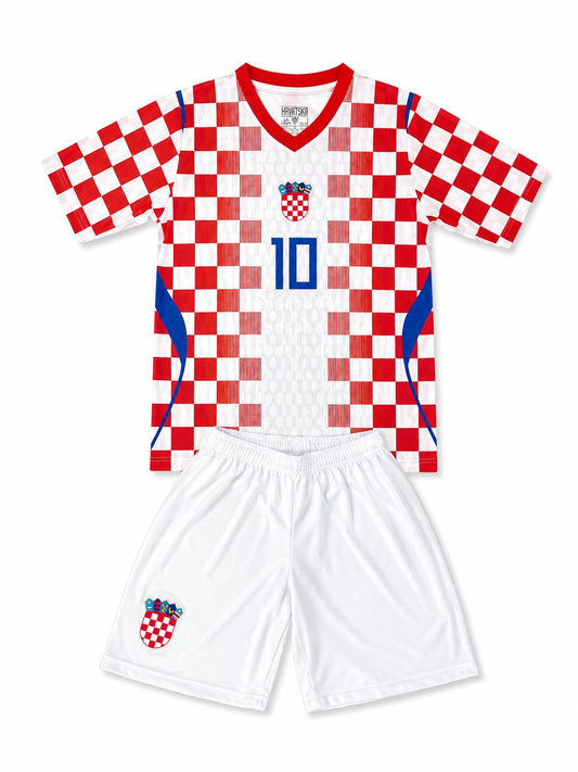 Kroatische Fan T-Shirt Kinder Modric/ Hrvatska Djecija Navijacka Majica Modric