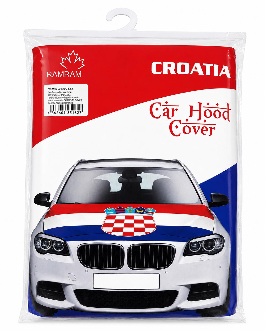 Motorhaubenbezug Kroatien/ Hrvatska Navlaka Za Haubu