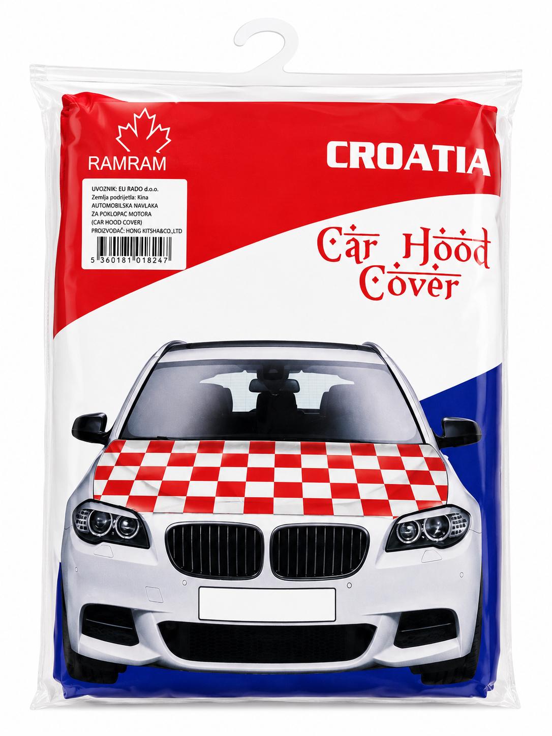 Motorhaubenbezug Kroatien/ Hrvatska Navlaka Za Haubu