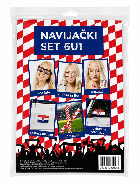 Kroatische Fan Set 6/1 / Hrvatski Navijacki Set6/1