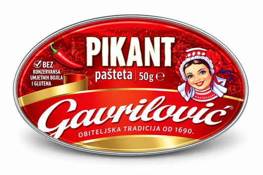 Gavrilovic-Pasteta Pikant 50g