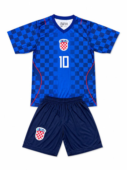 Kroatische Fan T-Shirt Kinder Modric/ Hrvatska Djecija Navijacka Majica Modric